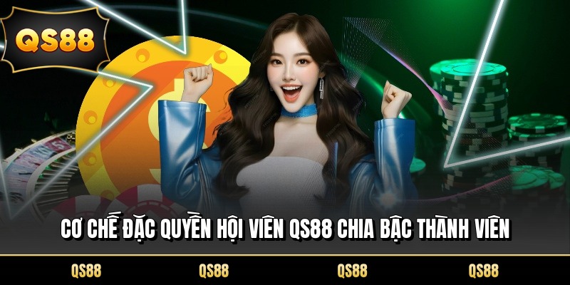 Cơ chế đặc quyền hội viên QS88 chia bậc thành viên